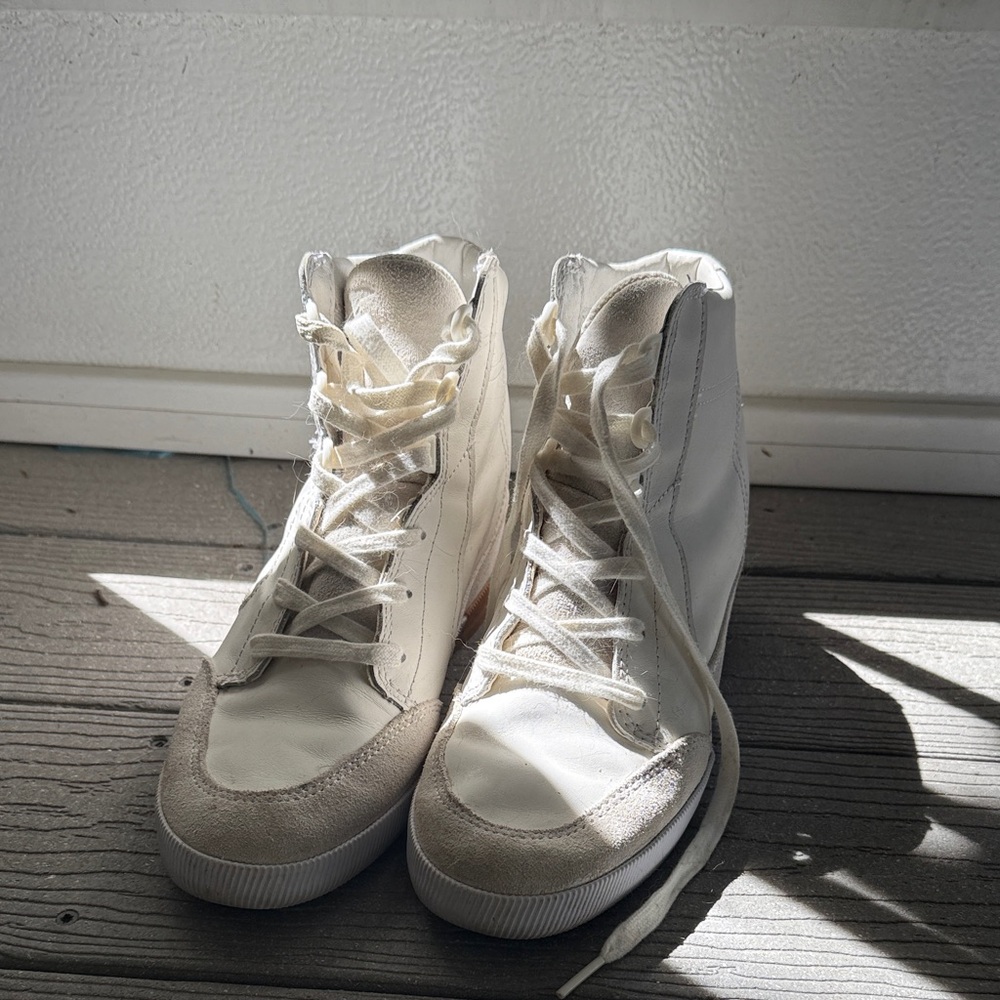 Sorel Women's Cream High-Top Sneakers